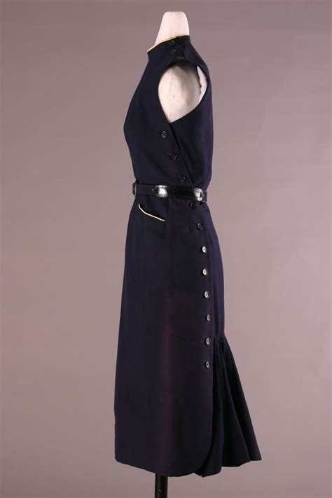 туника dior|Sleeveless Tunic Navy Blue Wool and Silk .